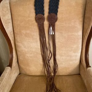 Denim and Leather belt